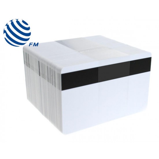 13.56mhz Fudan 1k PVC CR80 Cards With Magstripe - 100 Pack