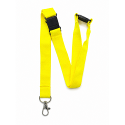 20MM Neon Colour Lanyards With 3 Point Safety Breakaway
