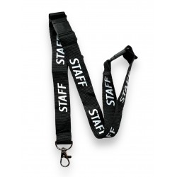 20mm Staff Lanyard With 3 Point ( Triple ) Safety Breakaway