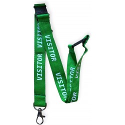 20mm Visitor Lanyard With 3 Point ( Triple ) Safety Breakaway 