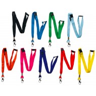 15mm Plain Lanyard With 3 Point Safety Breakaway