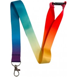 20mm Ombre Multi Coloured Lanyard