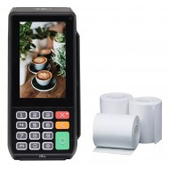 Replacement Receipt Paper for Pax A980 Device, 20 Rolls