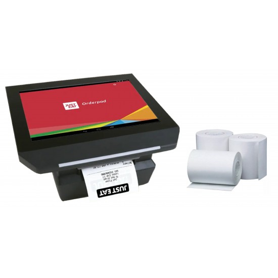 Replacement Receipt Paper For Just Eat Order Pad , 20 Rolls