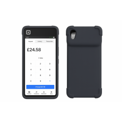 Square Handheld Silicone Protective Bumper Case – With Reinforced Bumper Corners & Screen Protector