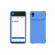 Square Handheld Silicone Protective Bumper Case – With Reinforced Bumper Corners & Screen Protector