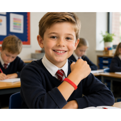 Child Plain Colour Wristbands