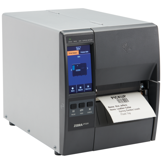 zebra ZT231, USB Host, RS232, BT (BLE), Ethernet, EPL, ZPL, ZPLII 