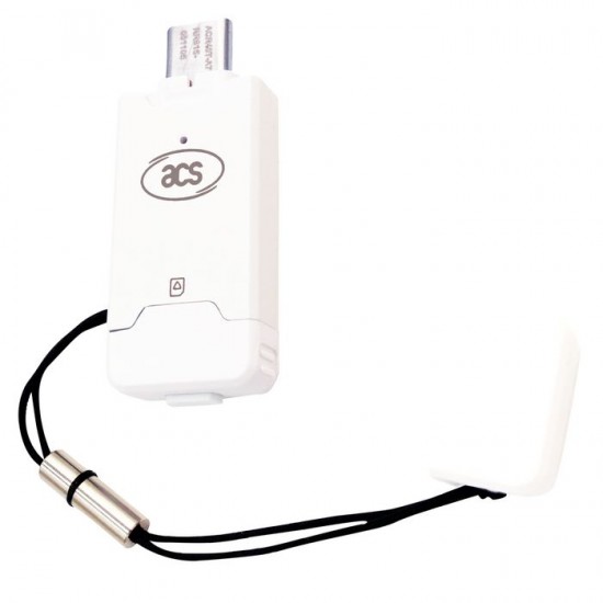 ACS ACR40T Type-C USB SIM-Sized Smart Card Reader (Built-in Button and Loop String included)