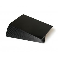 Black PVC Cr80 Cards - 100 pack