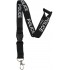 Black Police Lanyard With Detachable Buckle Clip 