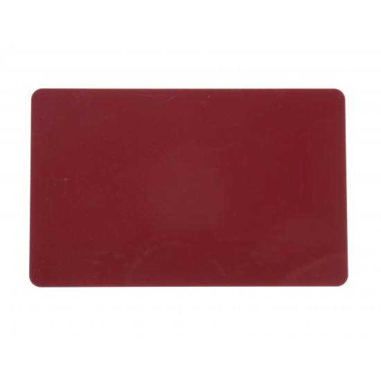 Burgundy PVC Cr80 Cards - 100 pack