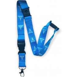 Caduceus Nurse Neck Lanyard With 3 Point Safety Breakaway
