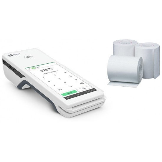 Replacement Receipt Paper for Clover Flex 1/2/3, 20 Rolls