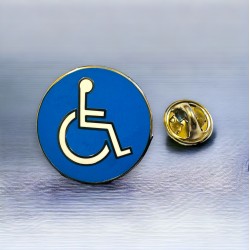 Blue Disabled Pin Badge