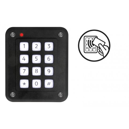  DS402KW20 iCLASS Illuminated Keypad + Contactless Reader