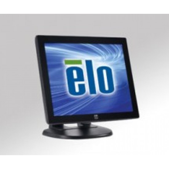 ELO, 1715L, 17" LCD, INTELLITOUCH, SERIAL/USB INTERFACE, DARK GRAY, DESKTOP