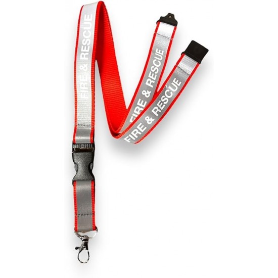 Fire & Rescue Reflective Lanyard