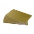 Gold PVC Cr80 Cards - 100 pack