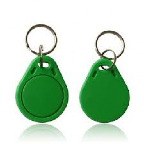 100 X Green Fudan 13.56mhz Keyfob