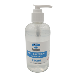 Hand Sanitiser 250ml Gel | Pump Cap | 75% Alcohol-based