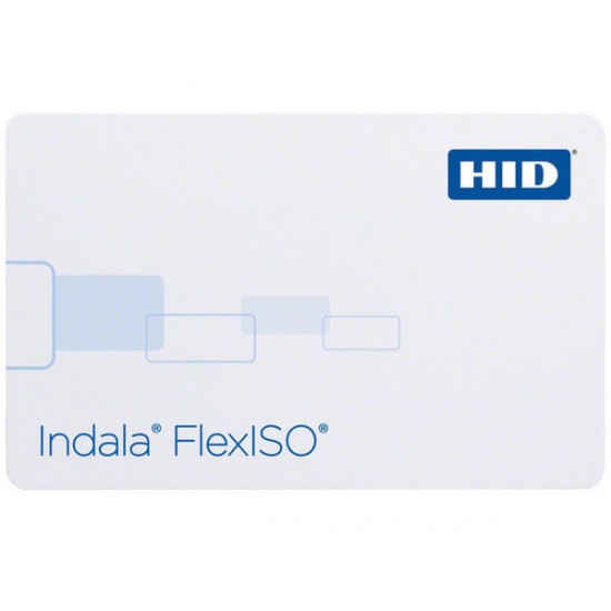 HID Global® Indala FlexISO Imageable Proximity Cards, FPISO-SSSCNA-0000 - 100 Pack