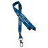 Key Worker Lanyard With 3 Point Breakaway , Blue