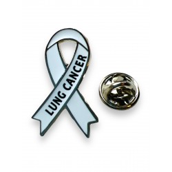 Lung Cancer Awareness Pin Badge