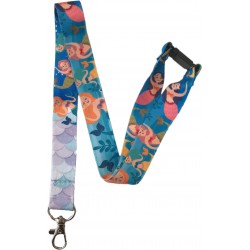 Mermaid Tails Lanyard With Detachable Buckle Clip