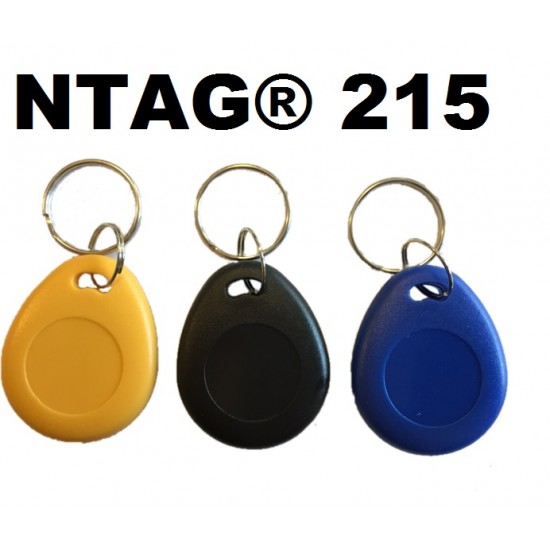 10 x NTAG® 215 Keyfobs