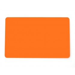 Orange PVC Cr80 Cards - 100 pack