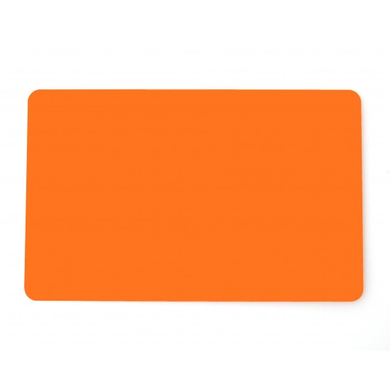 Orange PVC Cr80 Cards - 100 pack