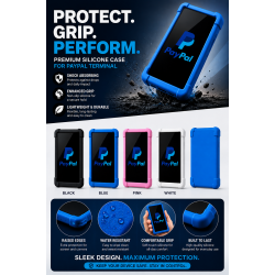 Zettle / PayPal Terminal Protective Bumper Case & Screen Protector