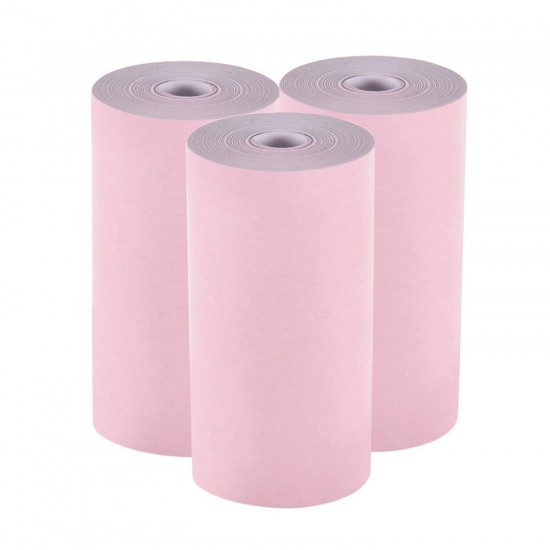 Pink 57mm X 40mm Replacement Receipt Paper Rolls , 20 Rolls