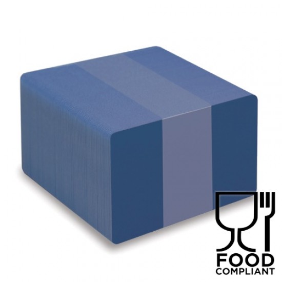 Royal Blue PVC Food Compliant Cards