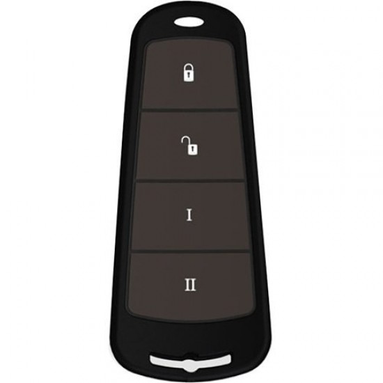 Pyronix KEYFOB-WE 4-Button and 8-Function Two-Way Wireless Keyfob, Grade 2