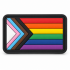Rainbow Progress Pride LGBTQ 3D Hook & Loop Patch