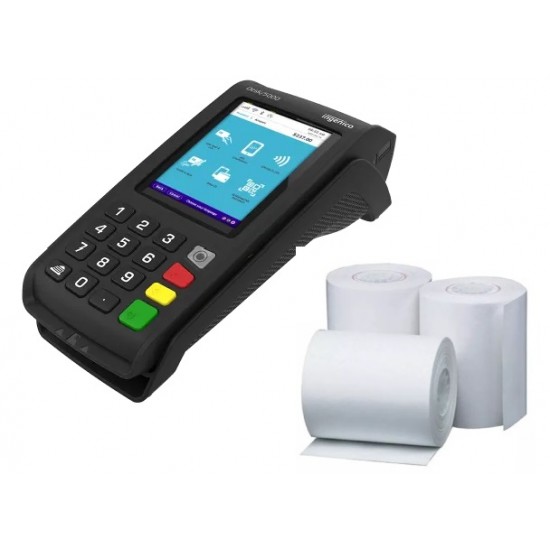 Replacement Receipt Paper for Ingenico Tetra Desk 5000 Payment Device , 20 Rolls