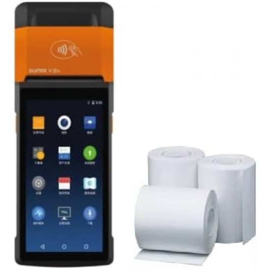 Replacement Receipt Paper for SunMi V2s Terminal, 20 Rolls
