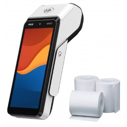 Replacement Receipt Paper for PAX a8900 Device, 20 Rolls