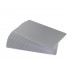 Silver PVC Cr80 Cards - 100 pack