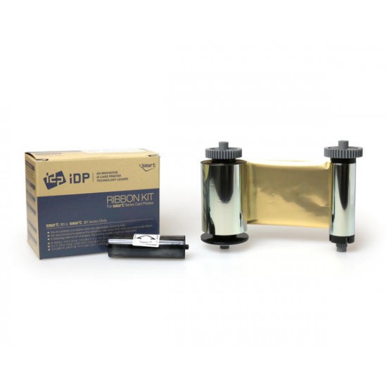Smart 51 & 31 Metallic Gold Mono Ribbon Roller with Cleaning Roller 659374 (1200 prints) 