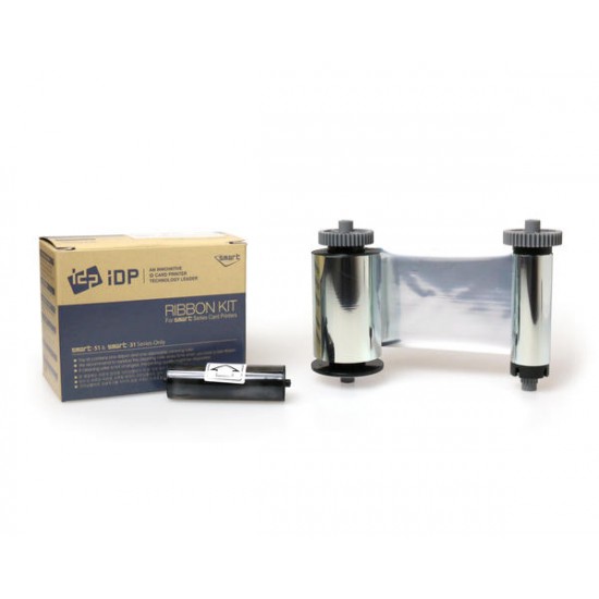 Smart 51 & 31 Metallic Silver Mono Ribbon Roller with Cleaning Roller 659373 (1200 prints) 