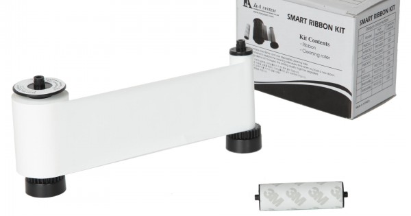 Smart Self Ribbon IDP Smart 650663 White Ribbon (1200 Prints)