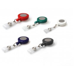 Card Reels with Reinforced ID Straps with Silver Sticker