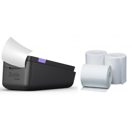 Replacement Receipt Paper for Zettle Terminal, 20 Rolls