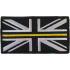 Thin Yellow Line Hook & Loop Patch