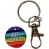 Rainbow Keyworker £1 Trolley Coin With Keyring