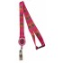 Tropical Pineapple Print Badge Reel Lanyard