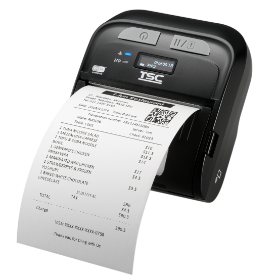 TSC TDM-30, 8 dots/mm (203 dpi), USB, Bluetooth, NFC 